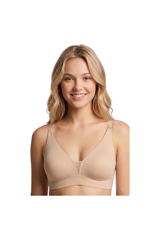 New Bra 6704-kadın Desteksiz B Cup Hayalet Sutyen Çok Renkli