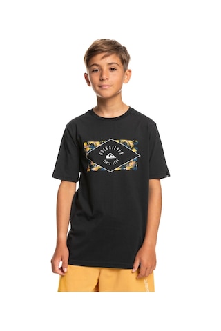 Quiksilver Circled Line Erkek Çocuk Tişört Siyah