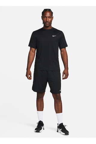 Nike Bisiklet Yaka Düz Siyah Erkek T-shirt Dv9839-010 M Nk Df Uv Hyverse Ss