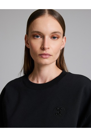 Pierre Cardin Siyah Oversize Sweatshirt 50333429-vr046