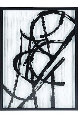 Mudo Home Scracth Iı Çerçeveli Cam Baskı Pano 77x102 Cm