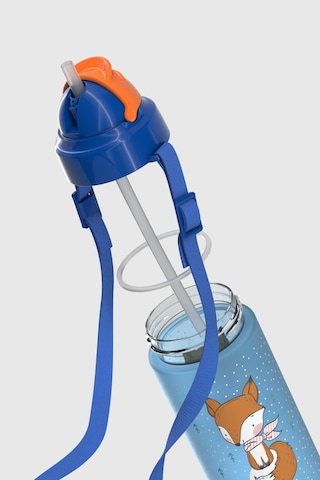 Renga Migo Soft Touch Desenli 500 Ml Askılı Pipetli Tritan Çocuk Matara 912142 Mavi MAvi