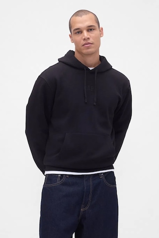 Gap V-frch Tonal Erkek Sweatshirt Siyah