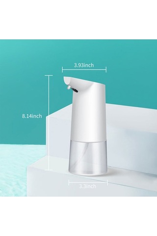 Dancemonkey 350ml Kızılötesi Temasız Sabun Dispenseri Köpük/sıvı/jel Beyaz Banyo & Mutfak İçin Beyaz