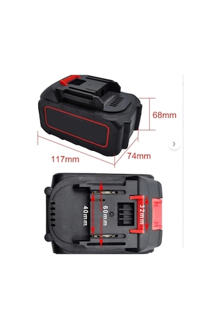 Assur 2'li Şarjlı Batarya Akü 2 Adet 58vf