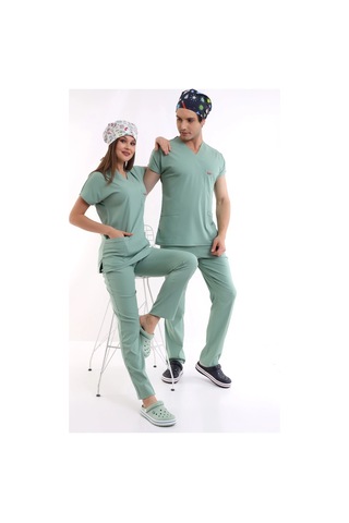 Bflex Unisex Likralı Yarasa Kol Takım - 6428 Çağla Yeşili