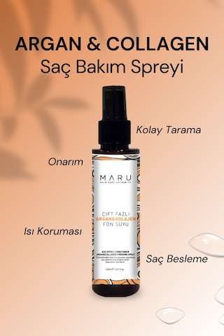 Maru Argan & Collagen Kolay Tarama Saç Bakım Spreyi 150 ML