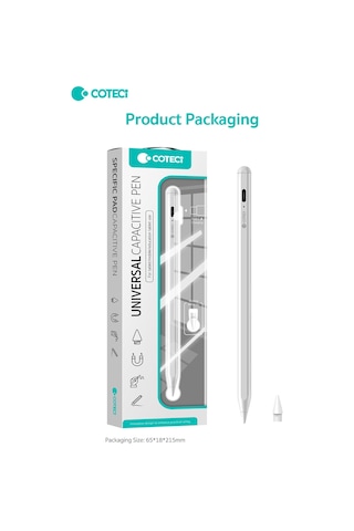 Ip-020 P8 Universal Kapasitif Dokunmatik Stylus Kalem - İos, Android Ve Windows İçin İpad, Tablet Ve Telefon Çizim Ve Not Alma Kalemi