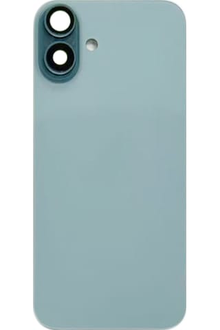 Teknonet Apple Uyumlu iPhone 16 Kamera Camlı Batarya Kapağı + Magsafe Flex - Siyah Siyah