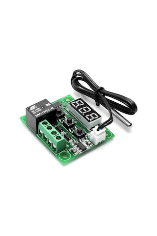 W1209 Röle Çıkışlı Dijital Termostat Kuluçka Akvaryum Sıcaklık Kontrol Kartı