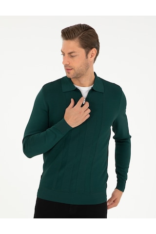 Pierre Cardin Erkek Yeşil Kazak /triko 50296453-vr054 Yeşil