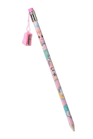 Dev Kalem 38 Cm.pembe Hayvanlar Tekboynuzlar Ve Kalemtıraş