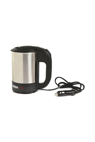 Asben 24 Volt Oto Araç Kettle Araba Su Isıtıcı Çelik Kettle