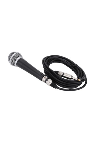 Leezsing "profesyonel Dinamik Mikrofon - Çinko Alaşımlı, Yüksek Frekans Yanıtı, 5m Kablo Xlr-6.35mm "