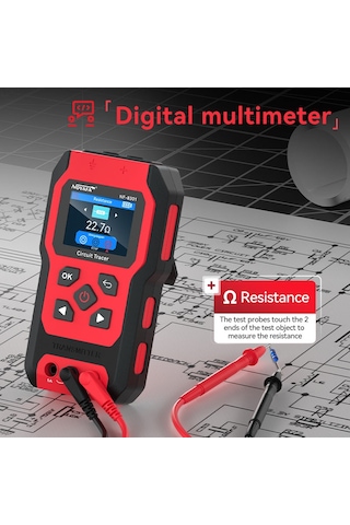 Noyafa Nf-8301 Yeraltı Ve Duvar Kablo Tespit Cihazı Multimetreli, Çift Antenli