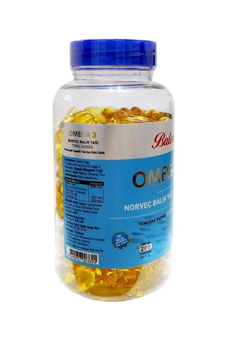 Balen Omega 3 Norveç Balık Yağı Trglsrd 1380mg X 200 Kapsül X 6 Kutu