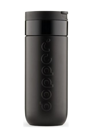 Dopper Travel Mug Yalıtımlı Termos Bardak 400 Ml - Gece Siyahı Siyah