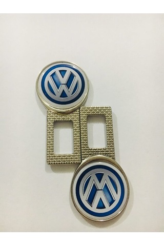 Volkswagen Logolu Araç Kmr Ikaz Susturucusu 2 Adet Metal
