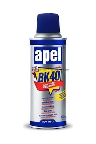 Apel Bk-40 Wd-40 Tipi Pas Sökücü Yağlayıcı Çok Amaçlı Sprey - 200 ML