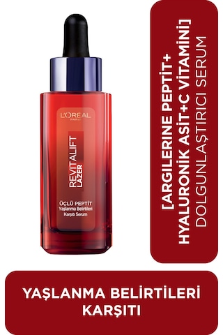 L'oreal Paris Revitalift Lazer Yaşlanma Belirtileri Karşıtı Üçlü Peptit Bakım Serumu 30 Ml