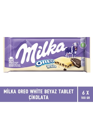 Milka Oreo White Beyaz Tablet Çikolata 6 x 100 G