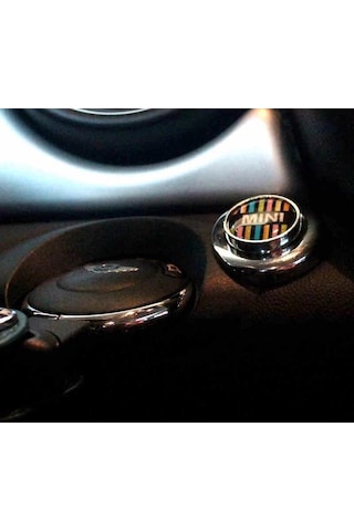 Mini Cooper R55 R56 R57 R60 İle Uyumlu Rainbow Start/stop Metal