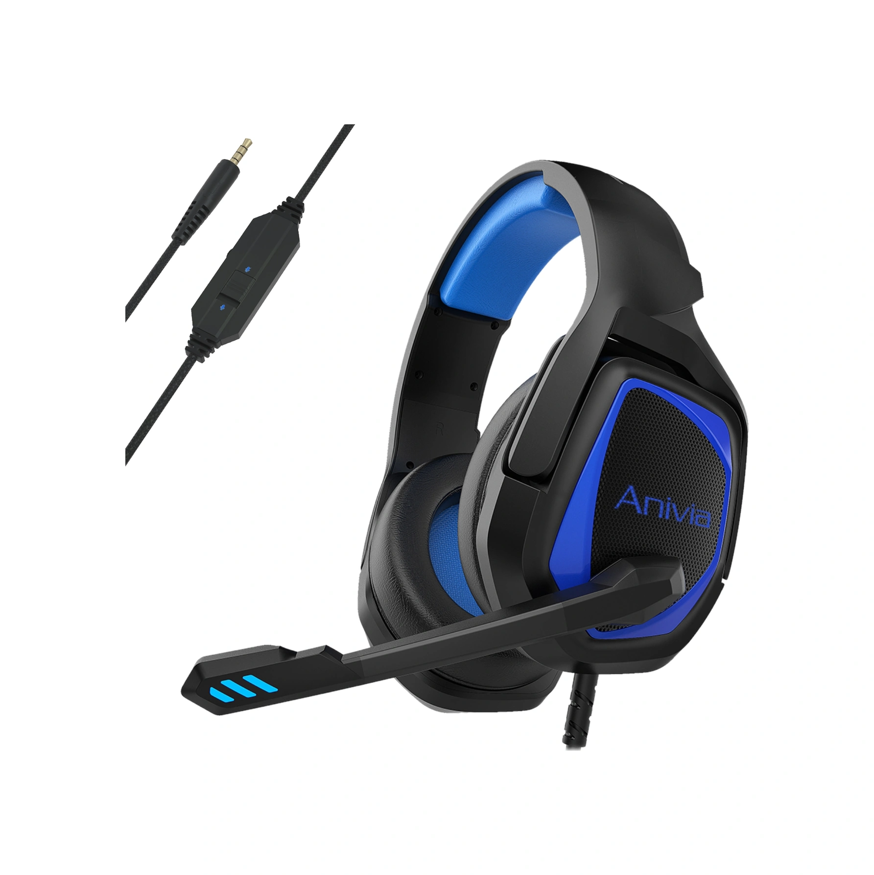 Sones Sades Mh602 3,5 Mm Fişli Kablolu E-spor Oyun Kulaklığı, Geri Çekilebilir Mikrofon, Kablo Uzunluğu: 2,2 M