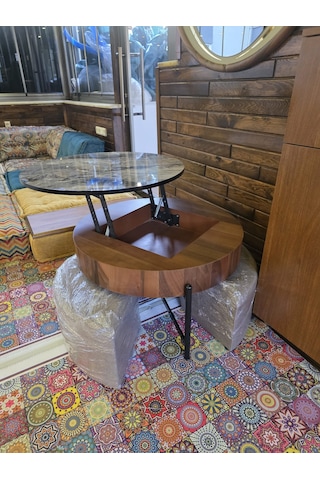 Geleneksel Ahşap Sehpa Model 9 Çok Renkli