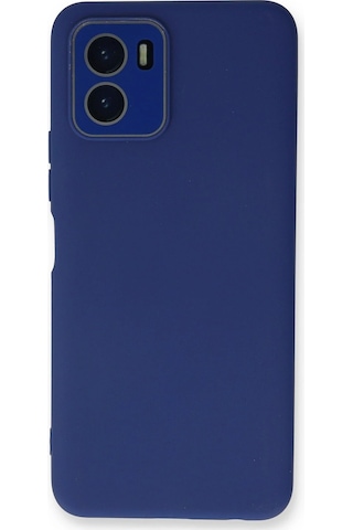 Cosmotex Newface Vivo Y15s Kılıf Lansman Glass Kapak - Sky Blue