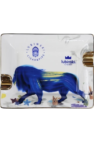 Lubinski Blue Lion Seramik Puro Küllüğü Beyaz/gold 2li