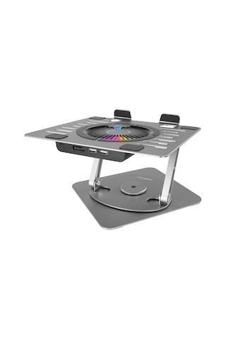 Addison Ad-rc35 360 Derece Dönebilen Fanlı Rgb Işıklı Ayarlanabil