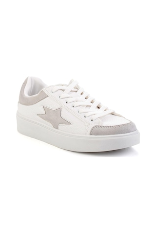 Bambi Beyaz Kadın Sneaker K01027060009 Beyaz