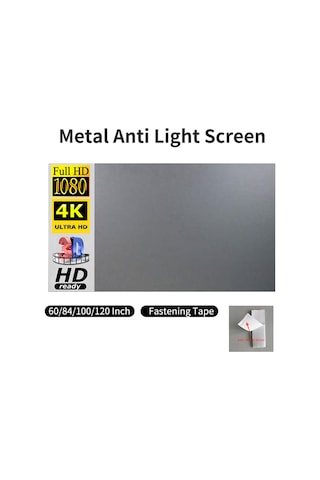 Xindoker Taşınabilir Yansıtıcı Projeksiyon Perdesi - 60 İnç 16:9, Kolay Kurulum, Hafif Ve Katlanabilir