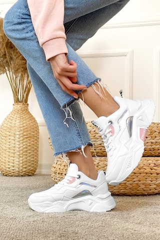 Dark Seer Ds.pmd239k2110 Sneaker 2025 Kadın Beyaz-pudra