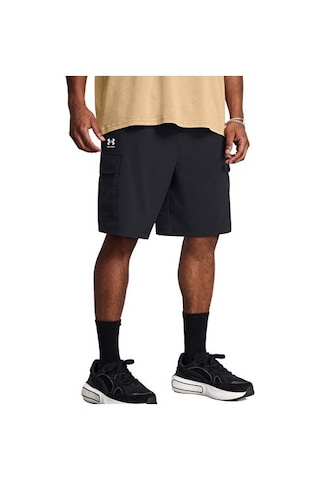 Under Armour Ua Vibe Woven Cargo Short Erkek Günlük Kargo Şort 1386560-001 Siyah Siyah