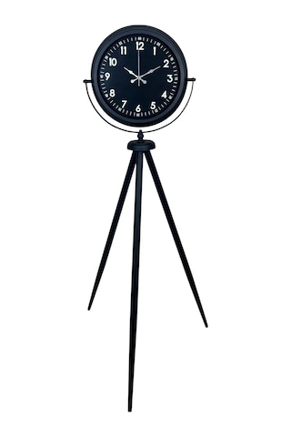 Royal Black Tripod Ayaklı Modern Tasarım Saat Çok Renkli