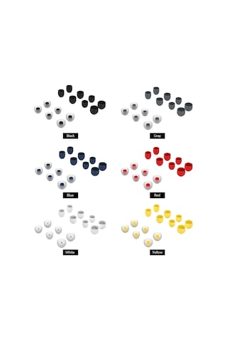 Youmex Sony Wf-1000xm3 Kulaklık İçin 7 Çift Silikon Müdürlük Kapağı - Siyah Ses Yalıtımı Ve Konfor İçin Siyah