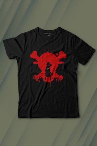 Kendim Seçtim One Piece Anime Dizi Japanese Urban Wear Street Culture Baskılı Tişört Çocuk T-shirt 001