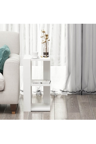 Petra Yan Sehpa Beyaz