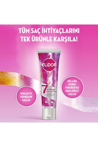 Elidor Saç Güzelleştirici Bakım Kremi 7'si 1 Arada Durulanmaz 150 Ml X2