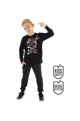 Korsan Kurukafa Erkek Çocuk T-shirt Pantolon Takım
