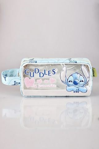 X Dekomus Lisanslı Stitch "cuddle Dream Collection" Kalem Çantası Dekomus Cep Defteri Hediyeli 124-Pembe