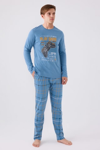 Arnetta Erkek Mavi Pijama Takımı Ar3169-s-v1 Mavi