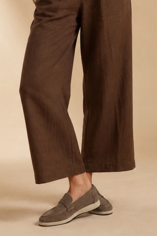 Sovenso Suede Hakiki Deri Gri Süet Loafer