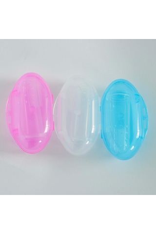 Maiyame Bebek Silikon Parmak Fırçası Seti - Yumuşak Tüy Bebek Diş Fırçası, Transparan Kutulu, Kreatif Diş Jeli, Çocuklar İçin Toplu Satış Çok Renkli