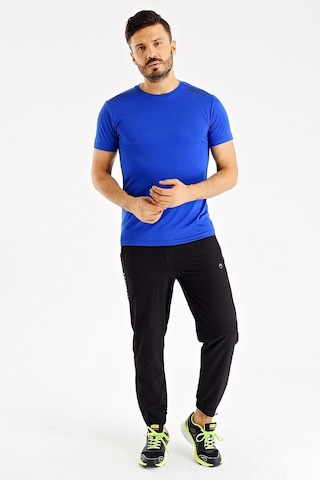 Uhlsport Erkek Günlük T-shirt Kevin M 3202110 Lacivert Siyah