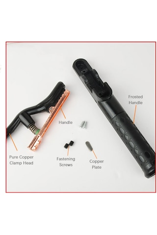 Konesam Siyah Bakır-abs Elektrik Kaynak Tutucu 1000a Ağır Tip Kaynak Makinesi Aletleri Siyah