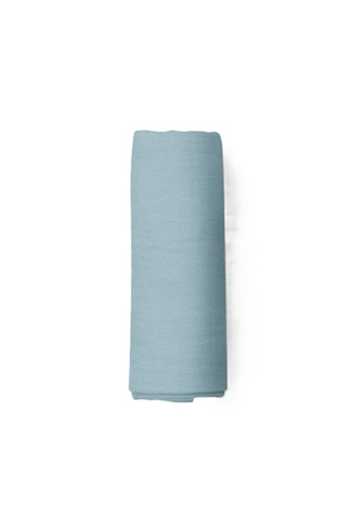 Maki Home %100 Pamuklu Su Yeşili 90x190+50x70 Tek Kişilik Lastikli Çarşaf Takımı Su Yeşili
