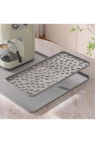 Ulzyvf Ve Matı Matı Kurutma Kahve İnç Gri Gri Çıkarılabilir Bulaşık Bar 15.75x23.6 Vy Gri