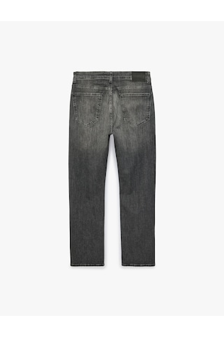 Koton Pamuklu Normal Bel Cepli Straight Fit Jean Pantolon - Mark Jean Siyah 7wam40033nd